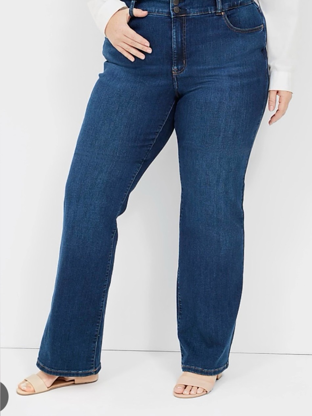 Lane Bryant Boot Cut  Dark Blue Jeans